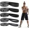 Set of 5 Resistance Bands, Fitness Training Band Ranging from 5 to 125 Pounds, Suitable for Workouts, Strength Training, And Muscle Development, Workout Equipment, Work Out Bands For Exercise