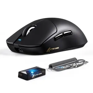 Attack Shark X8 Ultra Wireless Gaming Mouse, 55g Lightweight, 42000 Dpi, Bluetooth-compatible/2.4GHz/wireless, 500mah Battery, Large Hand Friendly