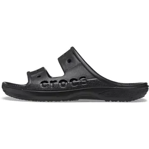 Crocs Unisex Baya Two-Strap Slide Sandals - Black 207627-001