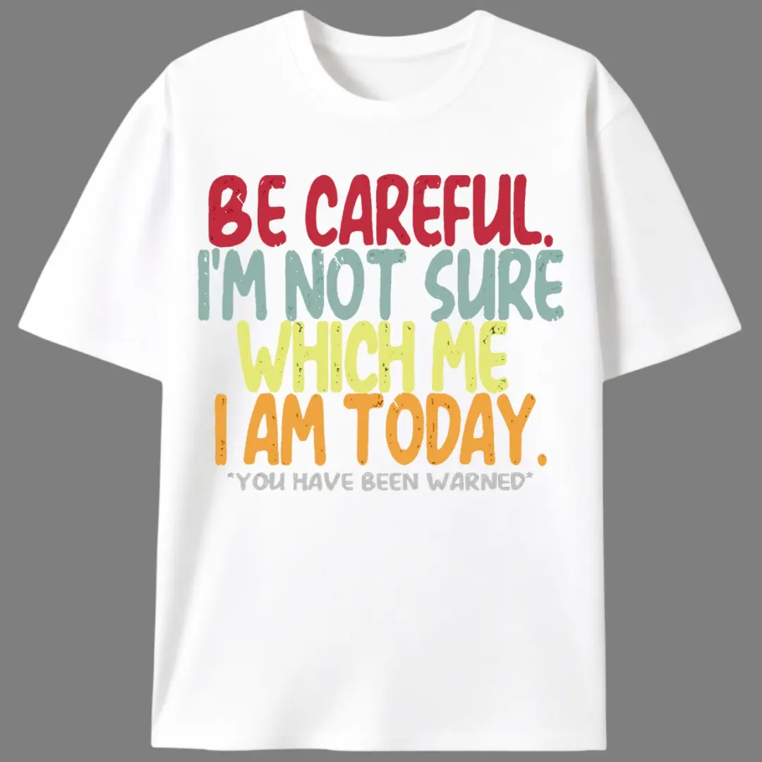 Men's Funny Graphic Print Crew Neck Short Sleeve T-Shirt - Basic All Seasons Casual Top, Heavyweight 100% Cotton Knit Fabric with Slight Stretch, Split Sleeve, Fitted Cut, for Christmas, Menswear