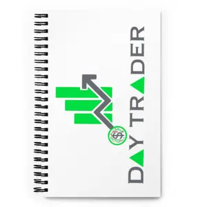 Day Trader Notebook - Stylish Design, Premium Quality, Day Trader Notebook CRYPTO, STOCKS, FOREX TRADER NOTEBOOK