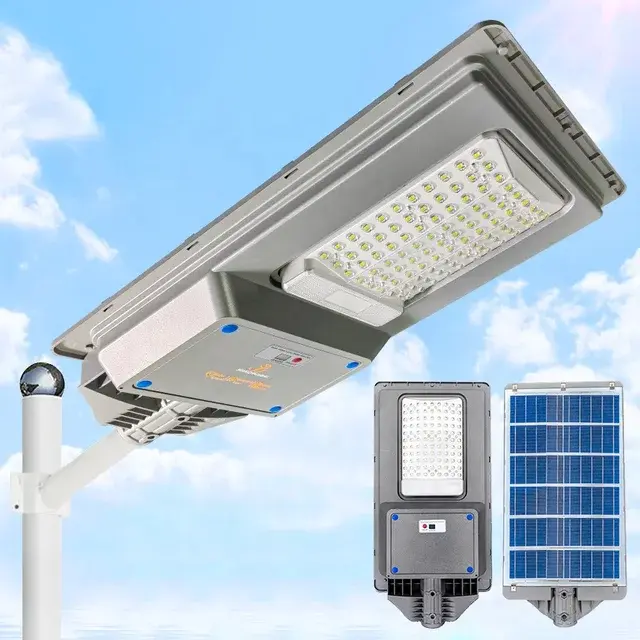 Automatic Solar Street Light with Remote Control for Outdoor Lighting