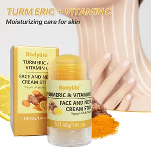 Turmeric & Vitamin C Face, Neck & Lip Balm Stick – 2-in-1 Hydrating & Repairing Formula for Radiant Skin and Soft Lips