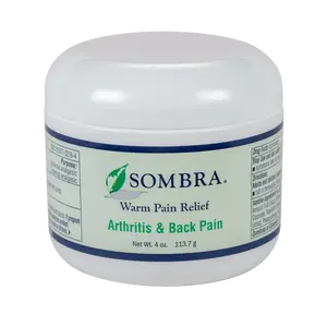 Sombra Warm Therapy Pain Relief Cream - Fast Acting Natural Relief for Arthritis & Back Pain 4 oz Non-Greasy Gel Healthcare Therapeutic