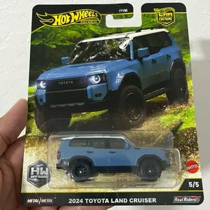 Hw Premium blue Toyota Land Cruiser Diecast car 1:64 scale