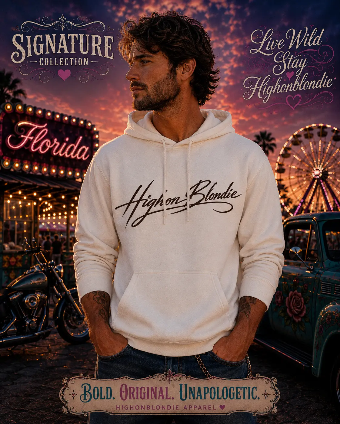 HighonBlondie Signature Hoodie | Signature Collection