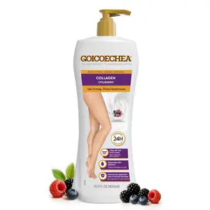 Goicoechea Skin Firming Body Lotion, Single Pack,Collagen Elastin Cream for Women, Skin appearance even in varicose veins areas, Skin Tightening ,Firming Body Lotion with Red Fruit Extracts, 24H Hydration 13.5 oz