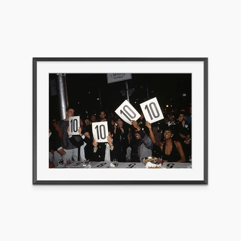 Tens Across the Board, Photography Prints, Ballroom Culture, Retro Wall Art, Motivation Poster, Museum Quality Wall Art UNFRAMED