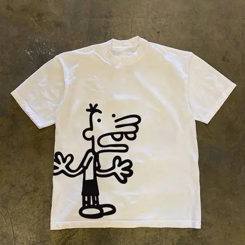 Greg Heffley Graphic T-Shirt - Diary of a Wimpy Kid Retro Tee Cool Graphic Tee