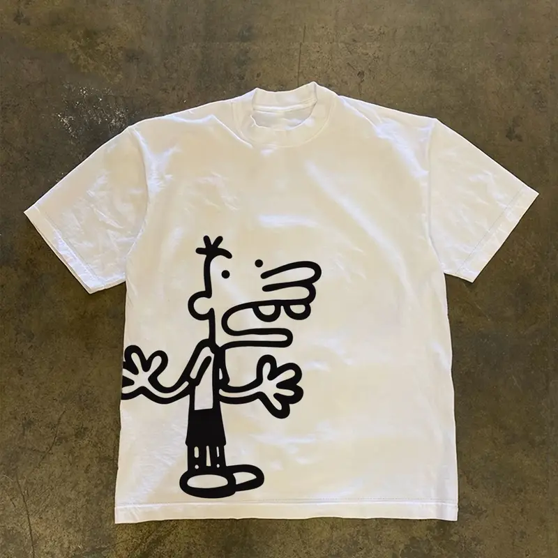 Greg Heffley Graphic T-Shirt - Diary of a Wimpy Kid Retro Tee Cool Graphic Tee