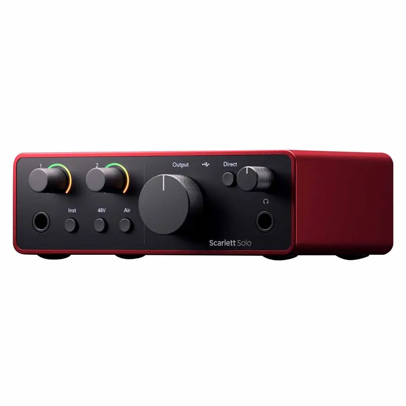 Focusrite Scarlett Solo 4th Gen USB Audio Interface
