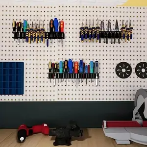 Multi-Functional Wall Tool Storage Rack, Durable and Stable, Suitable for Garage, Workshop, Utility Room, 1/2pcs