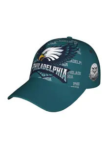 Philadelphia City Football Fan Hat Design, Adjustable Buckle, Breathable, All Season Comfort, Team Color Sports Cap, Game Day Gift