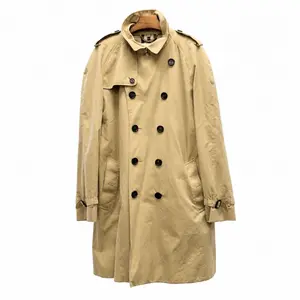 CALUXA-BURBERRY Trench Coat THE KENSINGTON Beige Nova Check Made in England Size 56