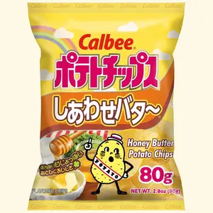 Calbee Honey Butter Potato Chips - Crispy Snack