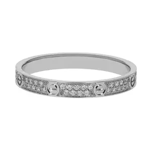 Pre-owned Cartier Love Ring Size 55