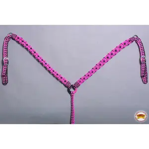 Hilason Horse Woven Breast Collar Flat Braided Paracord