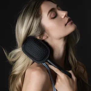 VIGGIO Detangling & Scalp Massage Hairbrush Detangles Knots Painlessly While Massaging the Scalp, Promoting Shiny, Healthy and Hair Growth—Perfect for Wet or Dry Hair, Luxury Hair Care in Every Stroke