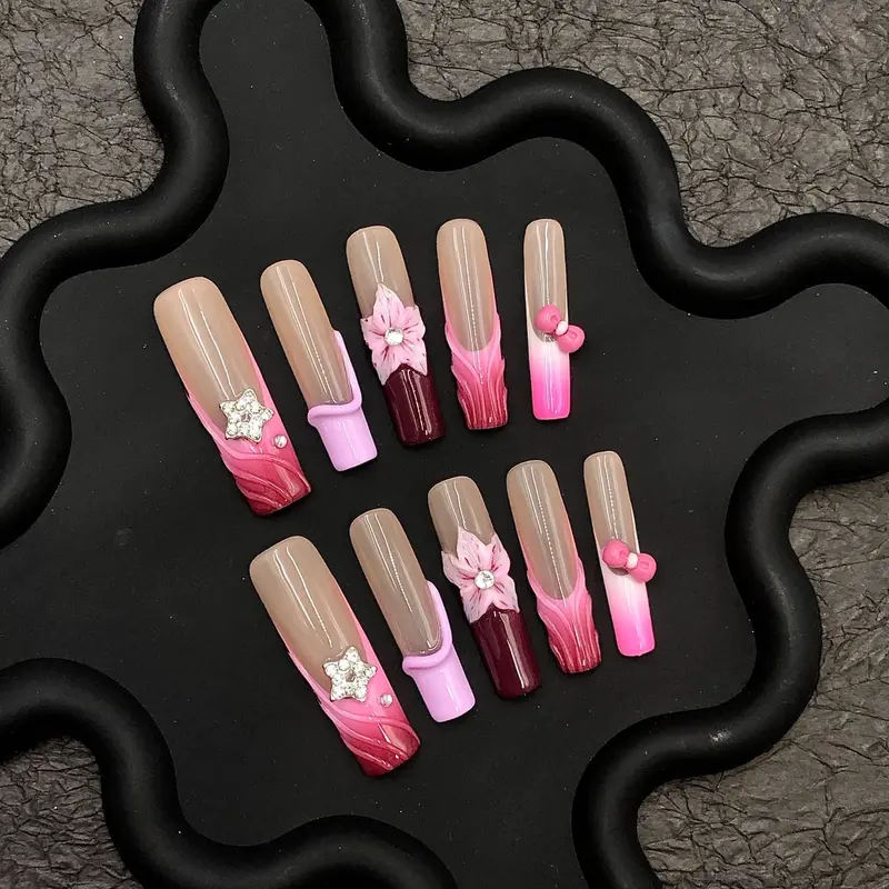 nina pool false nails