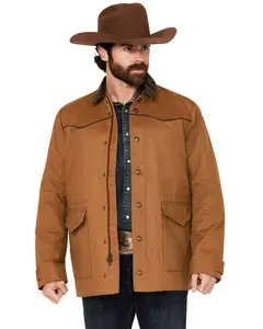 Blue Ranchwear Men's Flannel Lined Rancher Jacket - Brfa24o13-Cml