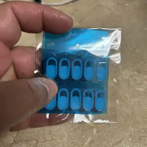 20 Counts Webcam Cover Slide, Dual-Color Privacy Protector for Laptops & Tablets (10 Black + 10 White)