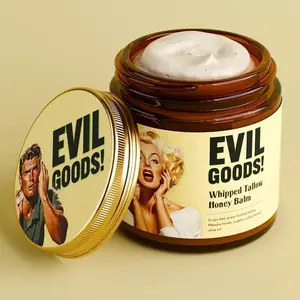 EVIL GOODS! Whipped Beef Tallow & Manuka Honey Organic Nourishing Face Cream Moisturizer Body Lotion Skin Care Lip Balm Hydrating Moisturizing 100%25 Natural Ingredients - Oil