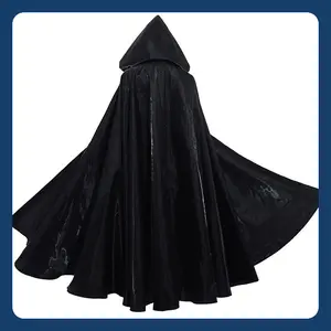 Halloween costume, medieval cape, wizard's robe, death role-playing costume
