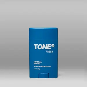 Tone Fresh Deodorant - 100% Natural Fragrance, 48-Hour Odor Protection, Aluminum-Free, With Shea Butter & Coconut Oil, Gentle & Moisturizing Body Care