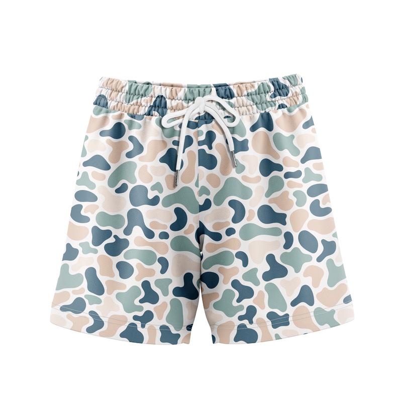 Pack 3 Duck Camo Shorts for Men Lightweight 5 Inch Inseam Gym Training & Casual Wear in Assorted Camouflage Patterns