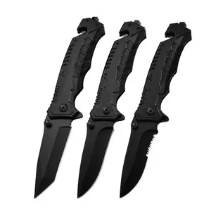 Camping folding knife outdoor portable sharp fruit knife suitable for cutting wood fishing leisure hiking hunting emergency belt cutting rope sharp and self-defense in the wild