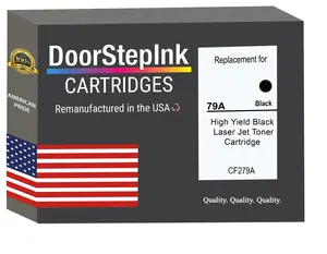 DoorStepInk Brand For HP 79A High Yield Black Remanufactured in the USA LaserJet Toner Cartridge,CF279A