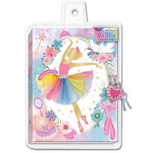 Diary with Lock & Keys, Ballerina Beauties