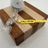Funny Nurse badge charm - Miniature Fall Risk band