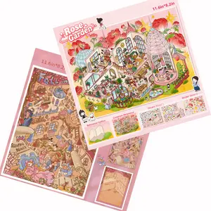 2026 NEW From Flat to Fab – 3D Sticker Magic! Extra-Large 3D Scene Sticker Book.Sticker Dreams Come True!