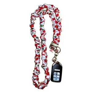 Cherry Pie Mulberry Silk Lanyard