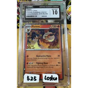 CGC Gem Mint 10 - Flareon Costco Exclusive Promo | Prismatic Evolutions 013/131