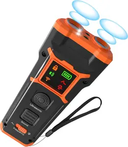 Dog Training Bark Deterrent Device, Anti-Barking Device for Dogs, Stop Bad Behavior Without Yelling or Swatting, Ultrasonic Stopper Alternative to Shock Collar (Orange)