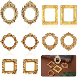 10 count Small Picture Frames  Mini Picture Frames for Crafts Miniature    Mini Photo Frame Little  Frame for DIY  Party Hotel Holiday Decor
