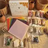 100% Natural Beeswax & Dried Flower Candle Making Kit - Wax Set, Candle Making Supplies, Handmade Crafts Hobbies Kit Adults, Witch Manifestation, Home Decor, Christmas Gifts