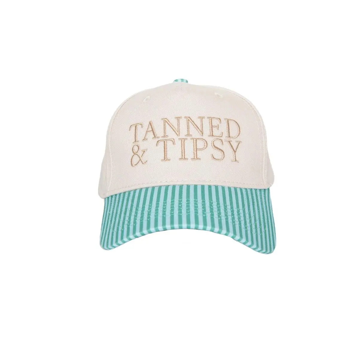 Aqua and Green Stripe