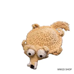 Cute cartoon hamster coaster, heat-insulating mat, desktop decoration
