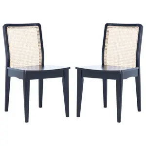 Safavieh Benicio Rattan Dining Chair, Set of 2