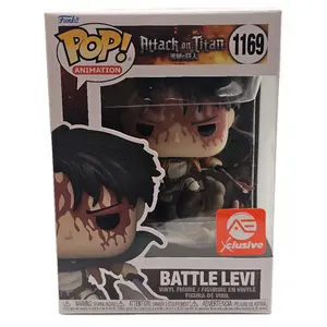 Funko Pop! Animation - Attack on Titan Battle Levi AE Exclusive Vinyl Figure #1169 Collectible Anime Merchandise
