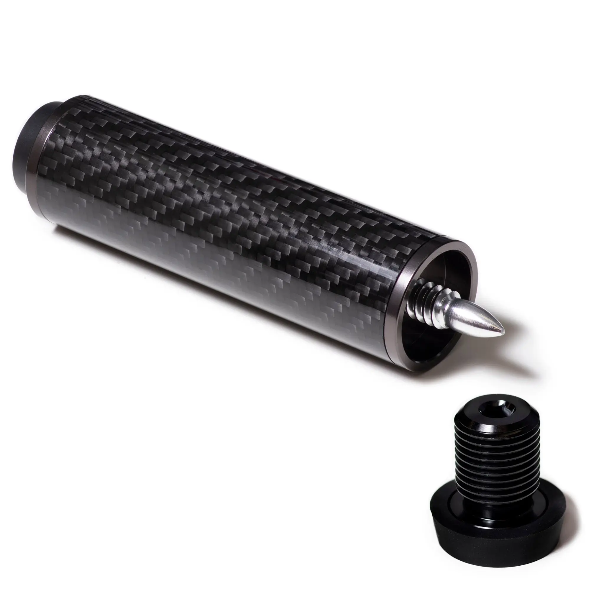 Carbon Fiber Extension with Bumper for Predator Cues 4.25"
