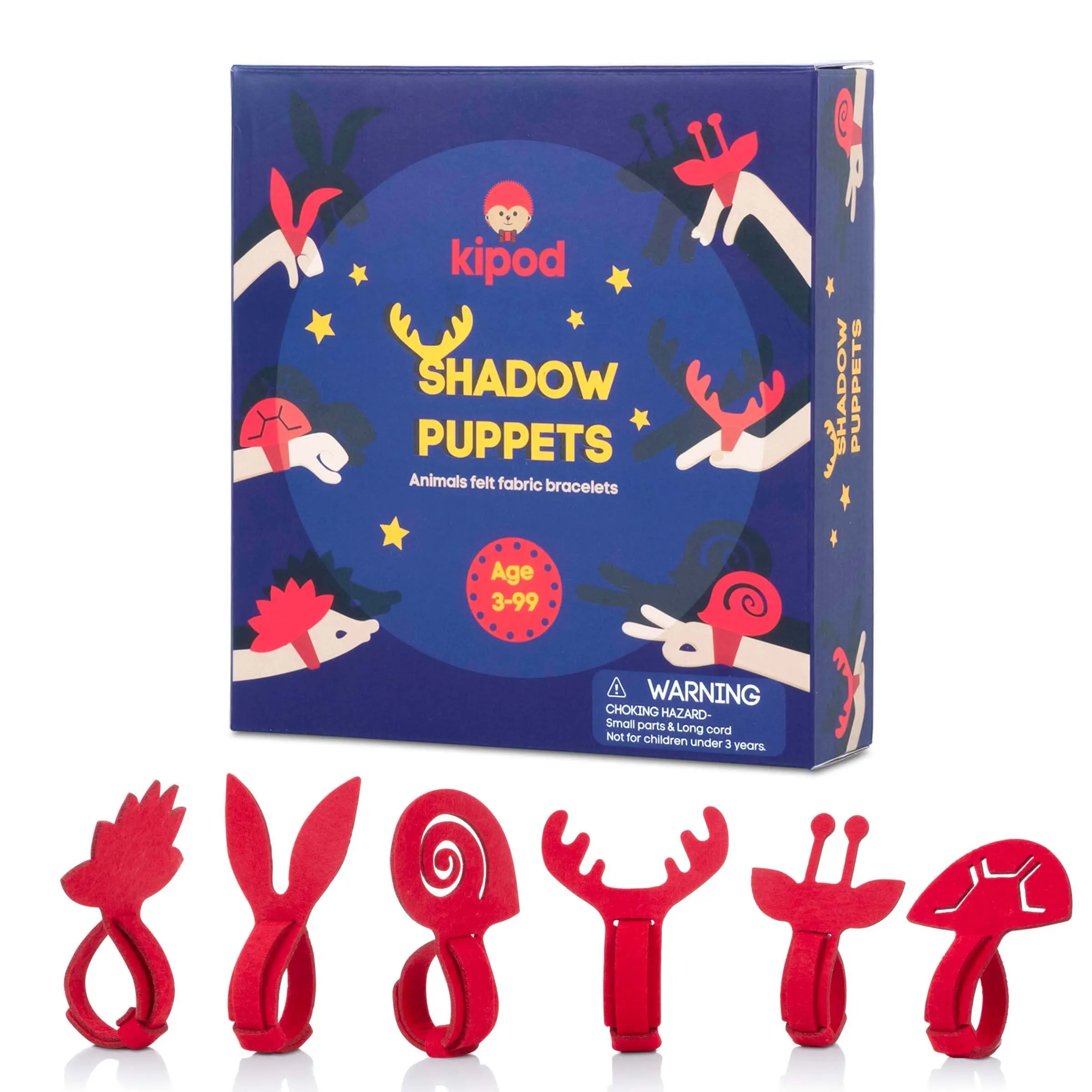 Shadow Puppets, Classic Novelty Toys for Kids' Creative Play, Puppet Theater Accessory