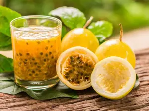 Yellow passion fruit - passiflora live starter plant includes