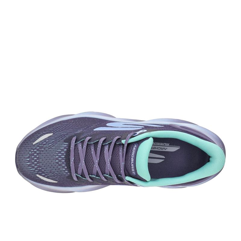 Skechers Womens Aero Burst Performance Running Sneakers Shoes - Purple