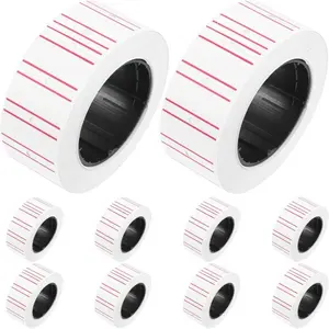 10 Rolls 5000 Price Gun Labels for Mx-5500, Conveniently Packaged, Ideal for Pricing Marking, High-Quality Self Adhesive Stickers