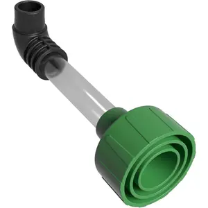 AC Drain Line Cleaner Adapter Evacuates & Unclog AC Drain Line - HVAC to PVC AC Drain Line Cleaner Tool - Universal Fit AC Drain Line Unclogger - AC Drain Line Cleaning Tool - Clear Visibility