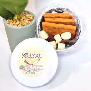 Toasted S'mores Wax Melt Tin - Embeds Candle Decor Coconut Smores